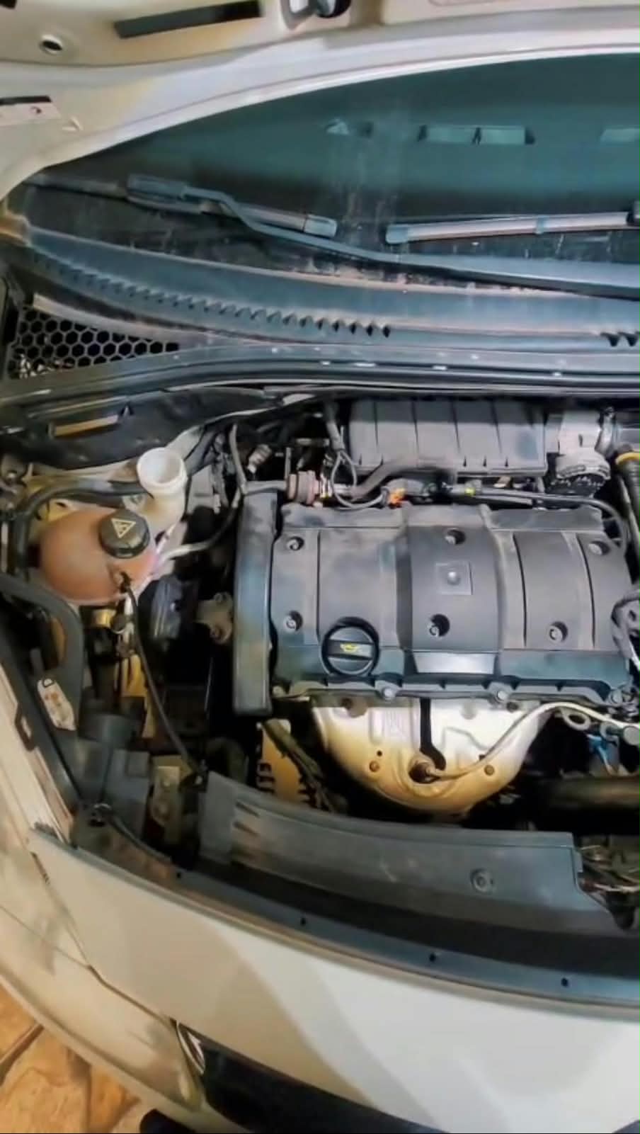 Motor antes da limpeza